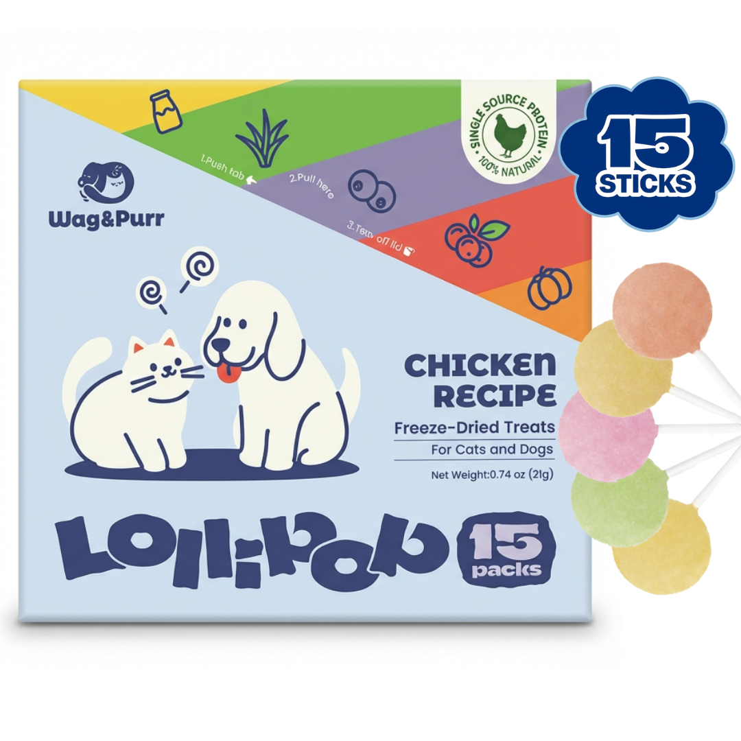 Freeze-Dried Chicken Lollipops – Wag&Purr