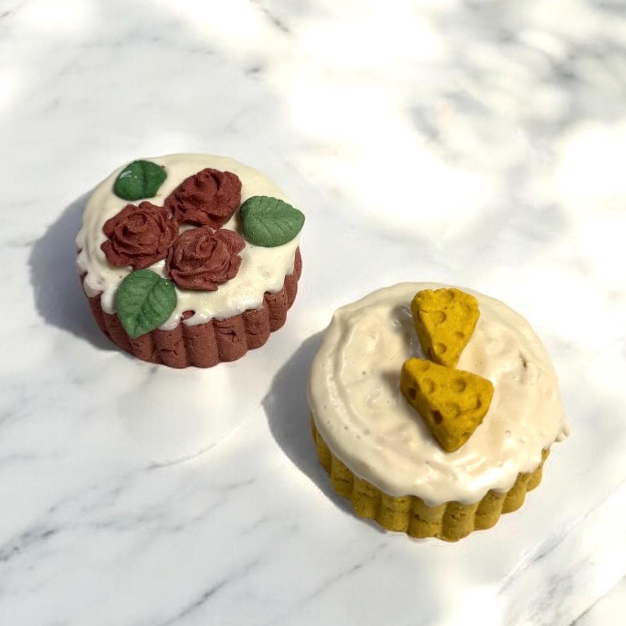 Blossom & Cheddar Mini Cake Jars (2 cakes/Jar) - Wag&Purr Pet
