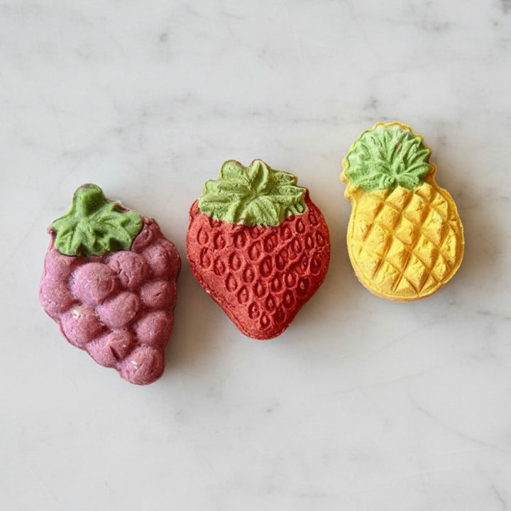 Garden Fruit Chicken Cookies (3pc) 🍓🍍🍇