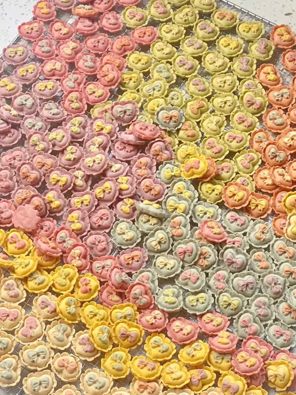 Chicken Bowtie Hearts