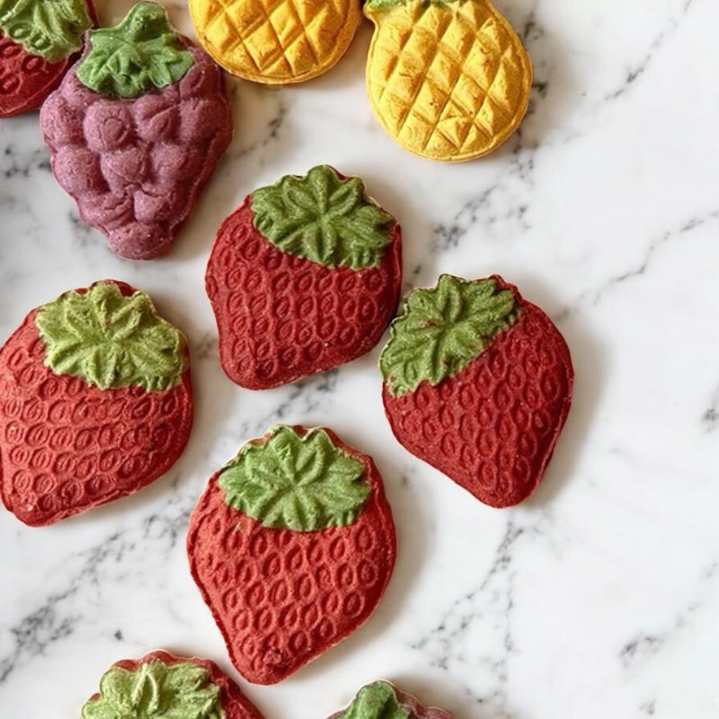Strawberry Bites - Chicken Cookies