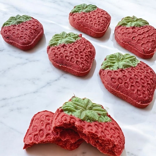 Strawberry Bites - Chicken Cookies