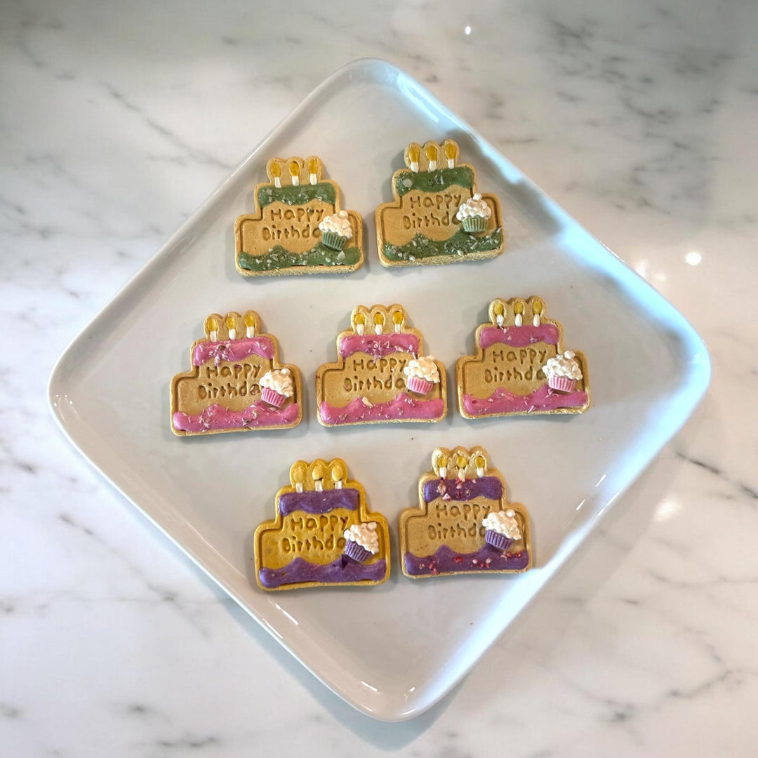 Mini Birthday Cake Cookie (1 Pc) - Wag&Purr Pet