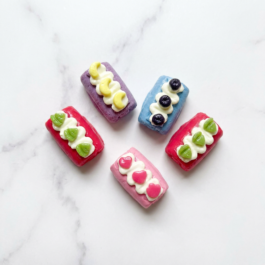 Goat Milk Swirl Roll Cakes (1oz)