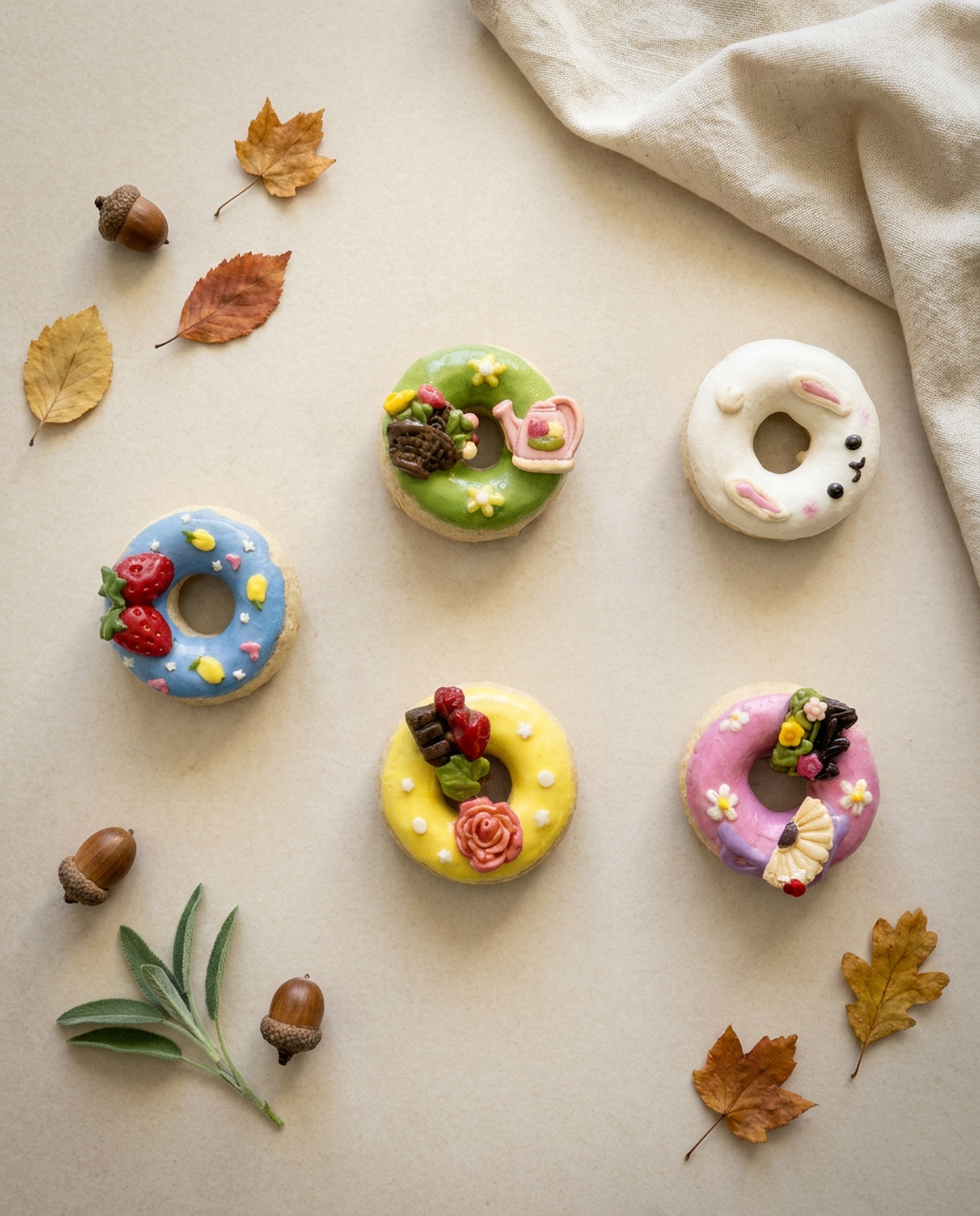 Autumn Donut Shop (5pc)
