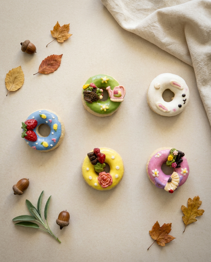 Autumn Donut Shop (5pc)