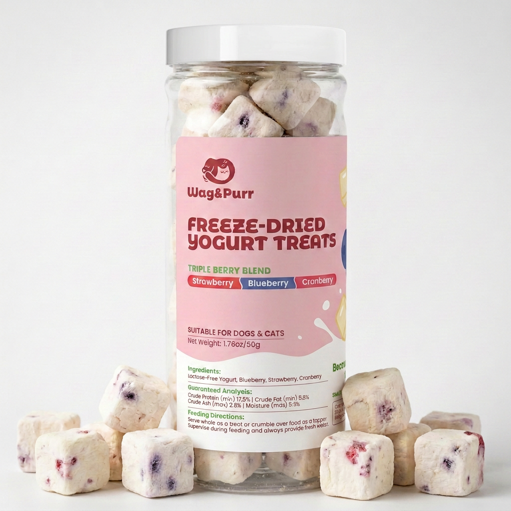Triple Berry Freeze Dried Yogurt Cubes (Buy 1 Get 2 Gift One)